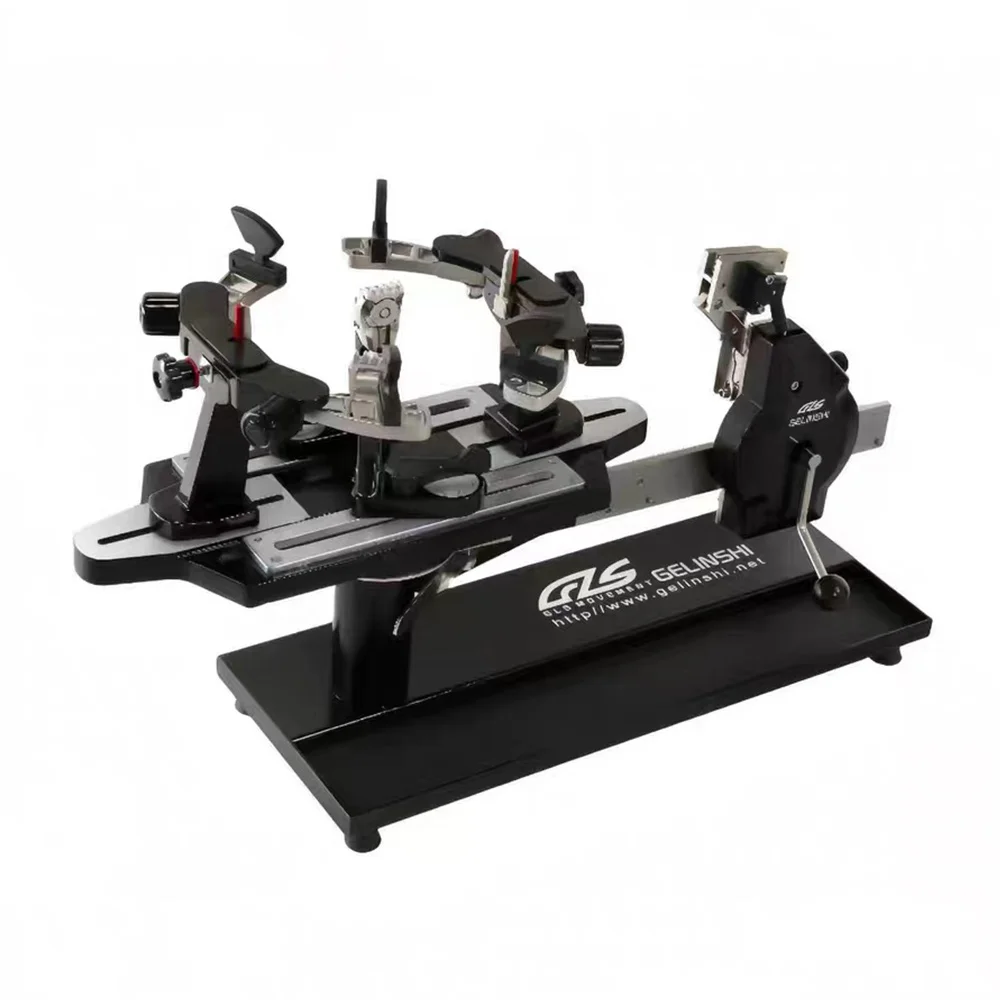 GLS Factory Table Manual Tennis Badminton Racquet Threading Stringing Machine with Metal+Plastic Construction and Free Tool Set