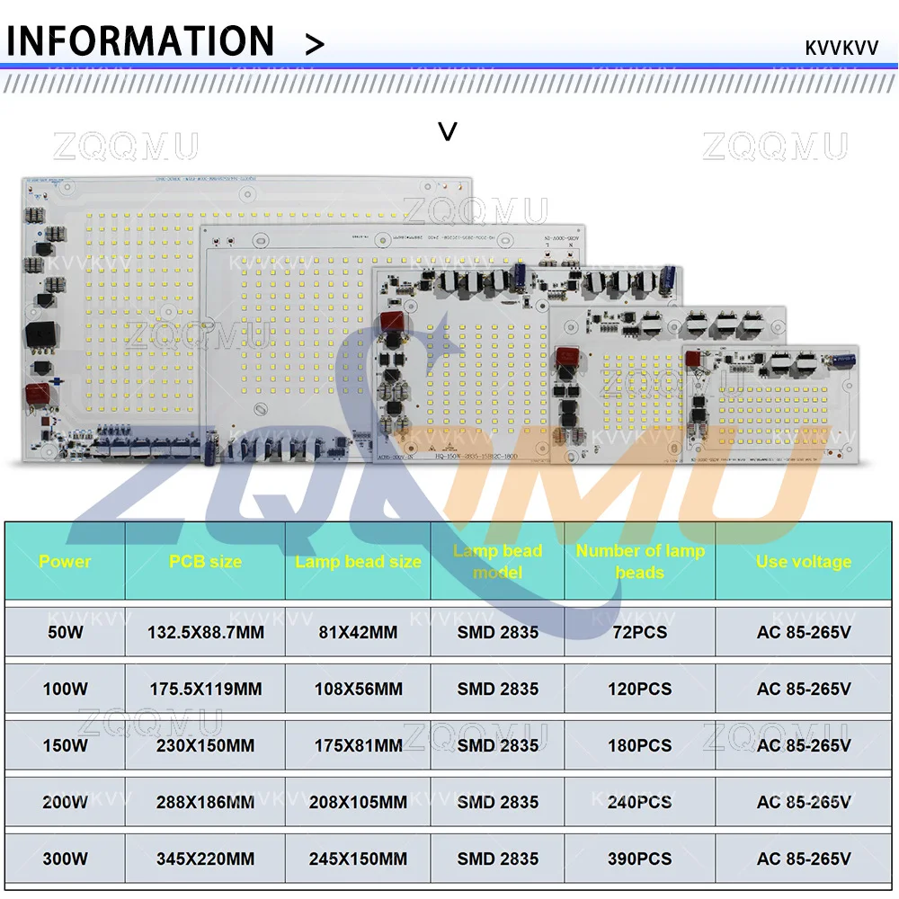 220V LED Chip 300W 200W 100W 50W Beads No Driver Needed IC COB Lamp DIY Lighting Accessories For Floodlight Panel Light