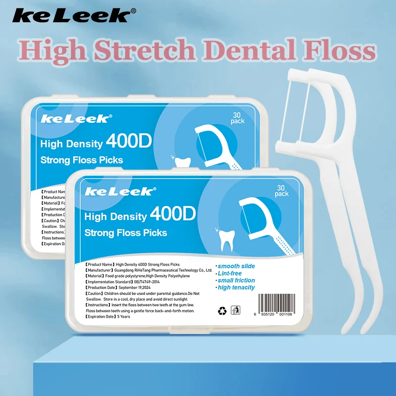 

150pcs Keleek Ultra-Fine Toothpicks, Home Set, Portable and Disposable Care Floss, Portable Floss Stick, Oral Care,