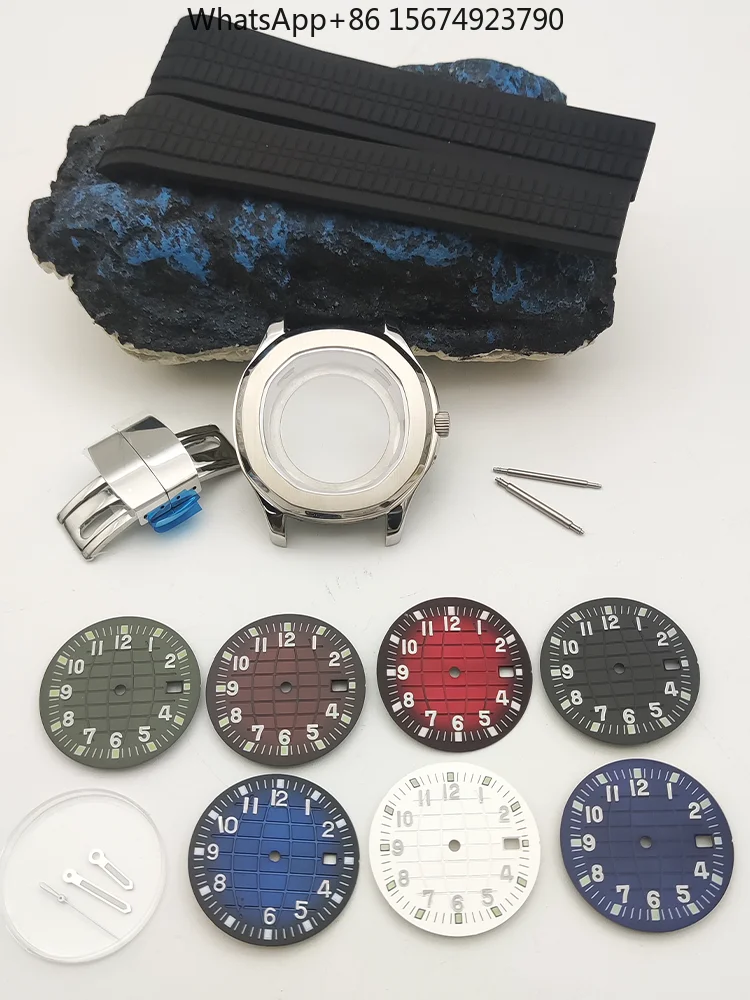 Modified accessories, hand case, grenade case kit for NH35 movement 42MM stainless steel case + strap