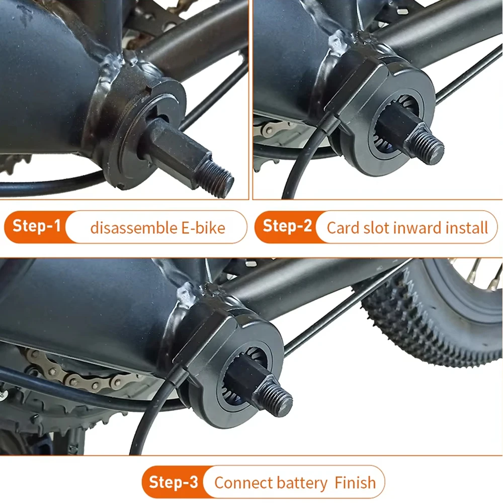 KT V12L E-Bike PAS Sensor 6 Magnent Dual Hall Sensoren 12 Signale Pedal 12V-72V für Elektrofahrrad Umbausatz Teile – Detail 5