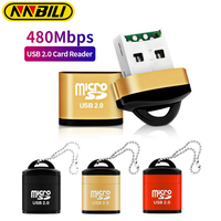 NNBILI Micro USB To Micro-SD Adapter Smart Memory Card Reader Mini High Speed TF Adapter OTG Card reader For Samsung Huawei