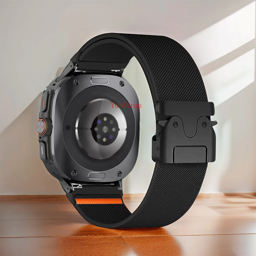 Für Samsung Galaxy Watch 8 8Classic Ultra Strap Sport Nylon Loop Fallschirmschnalle Armband Galaxy 8 40mm 44mm 46mm 47MM Band