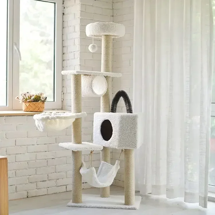 Cat Tree Climbing House Cat Toy Hammock Scratch Cat Scratch Tower