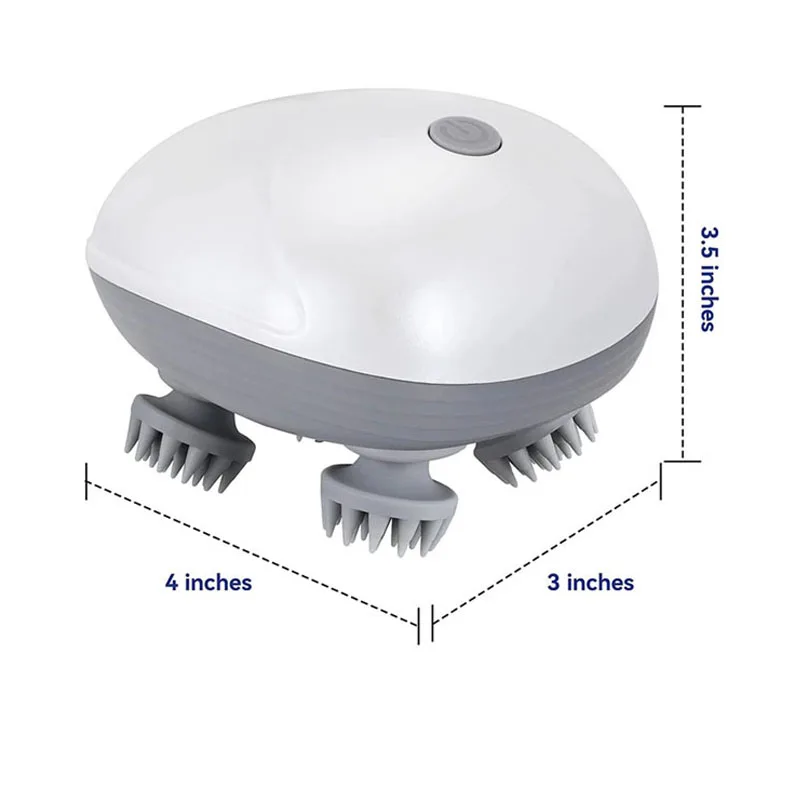 Massaggiatore elettrico per la testa del cuoio capelluto dispositivo vibrante per impastare assistenza sanitaria spalla collo gamba braccio
