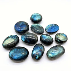 Natural Labradorite Palm Rock Stone Crystal Quartz Healing Polished Moonstone stress and anxiety therapy Home Decoration Gift