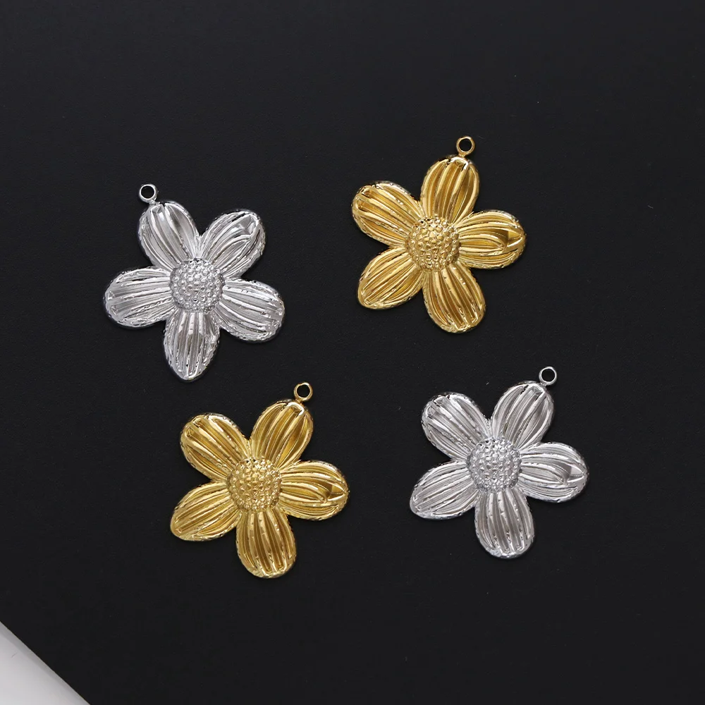 

Cordial Design 40Pcs 26*28MM Charms/Stainless Steel/Flower Shape/DIY Earrings Making/Hand Made/Jewelry Findings/Pendant #195119