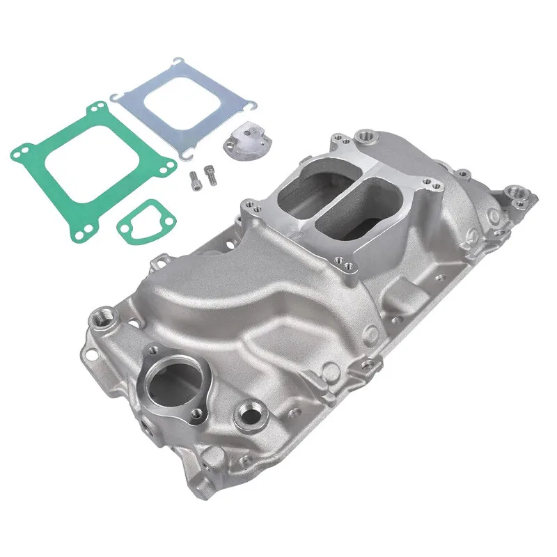 Big Block Chevy Holeshot Dual Plane Intake Manifold – Oval Port, Fits 1965–2000 Engines 5