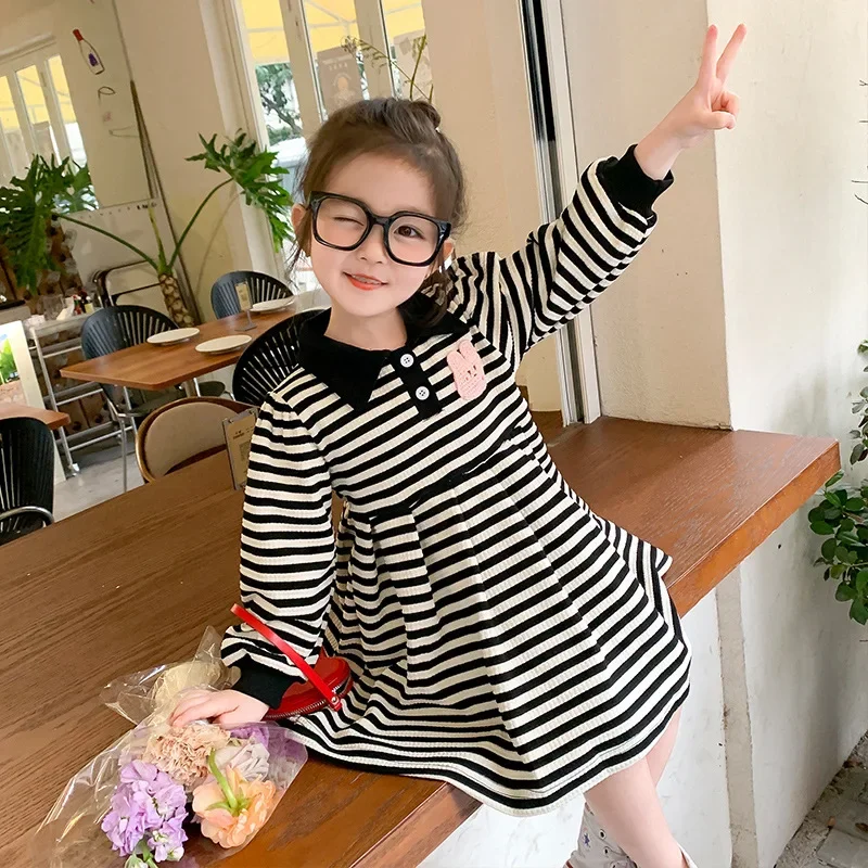 2023 Autumn Sister and Brother Matching Outfits Baby Girl Long Sleeve Dress Boys Top Pants Two Piece Sets Korean Childen Clothes