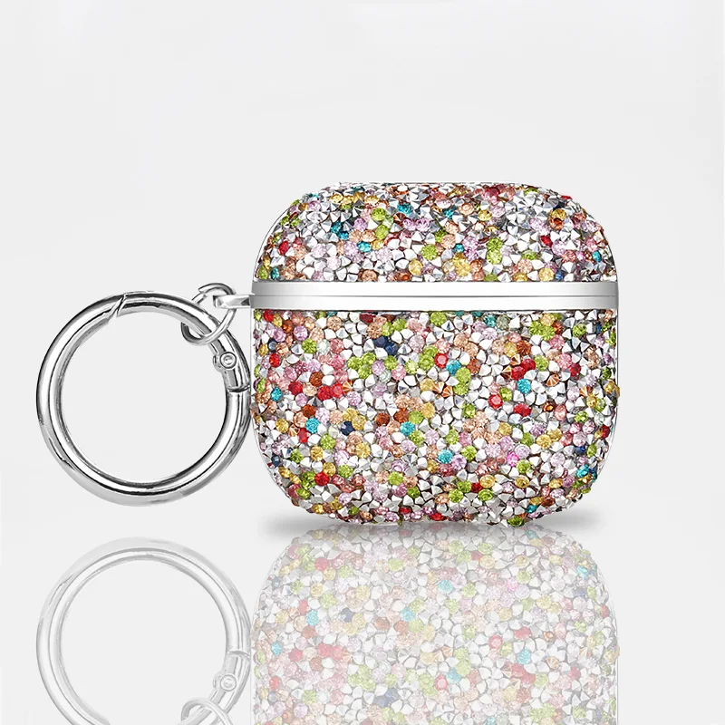Элегантный блестящий гламурный чехол для наушников Apple AirPods 4, 1, 2, 3, поколения, защитный чехол для AirPods Pro 2-го поколения Air Pods