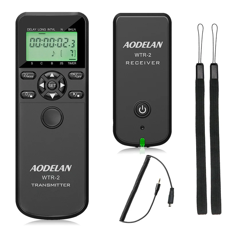 AODELAN Wireless Camera Timer Remote Control Shutter Release for Fujifilm X-T200, X-S10, X-E4, X-T100, GFX 50S II, X-T30 II, XT4