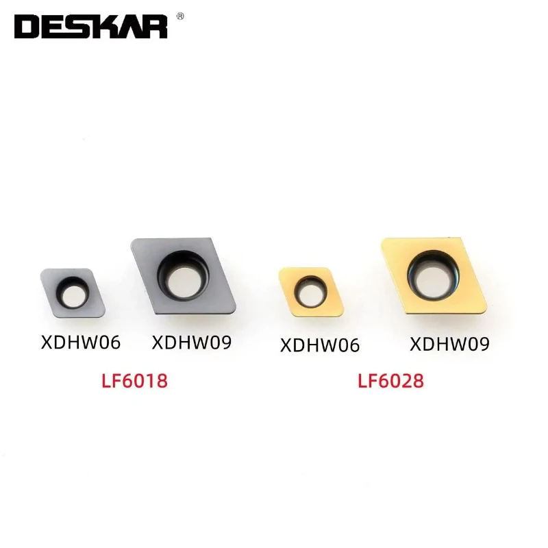 

Deskar Xdhw09t310 Xdhw060210 Lf6018 Lf6028 Milling Cutter Tools Lathe Turning Carbide Insert Mill Blades For Stainless Steel