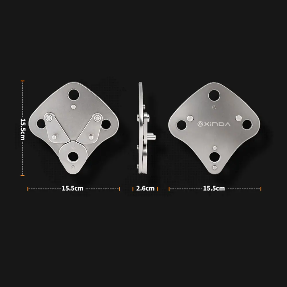 Peakseek XD-Q9754 Steel Cable Diverter Stainless Steel High Quality Cable Divider Support Automatic Return for Adventure/Rock Cl