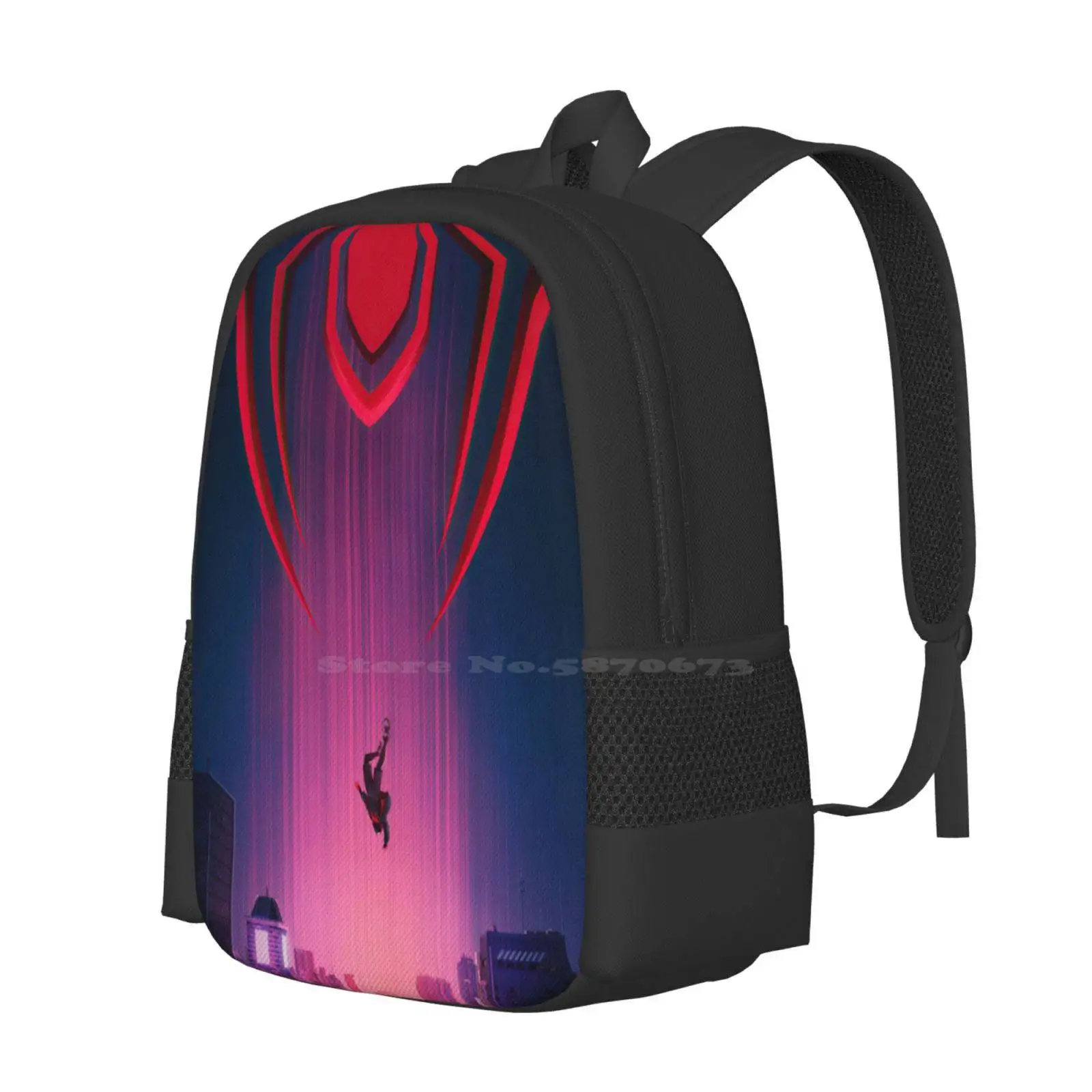 Hoodie 2 Hot Sale Schoolbag Backpack Fashion Bags Miles Morales Peterparker Spider Spidey