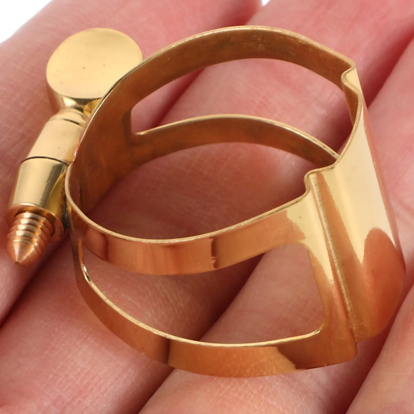 

Professional Saxophone Fasteners Alto Accessories Cigarette Holder Golden Brass