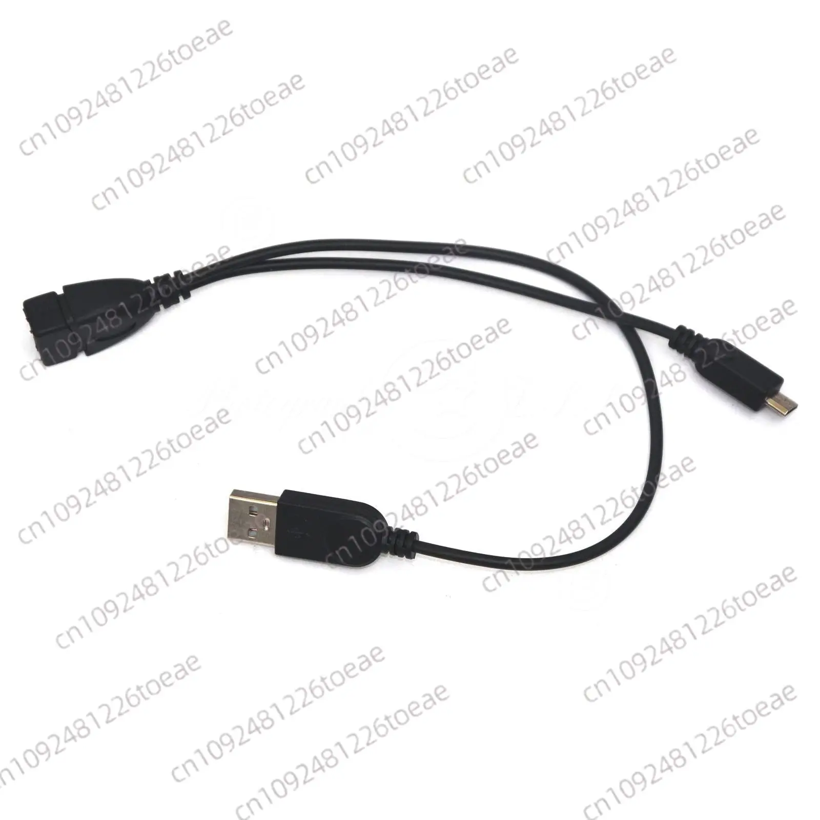 Micro USB Host OTG Cable With USB Power for Cell Phone Mobile HDD Data Transfer