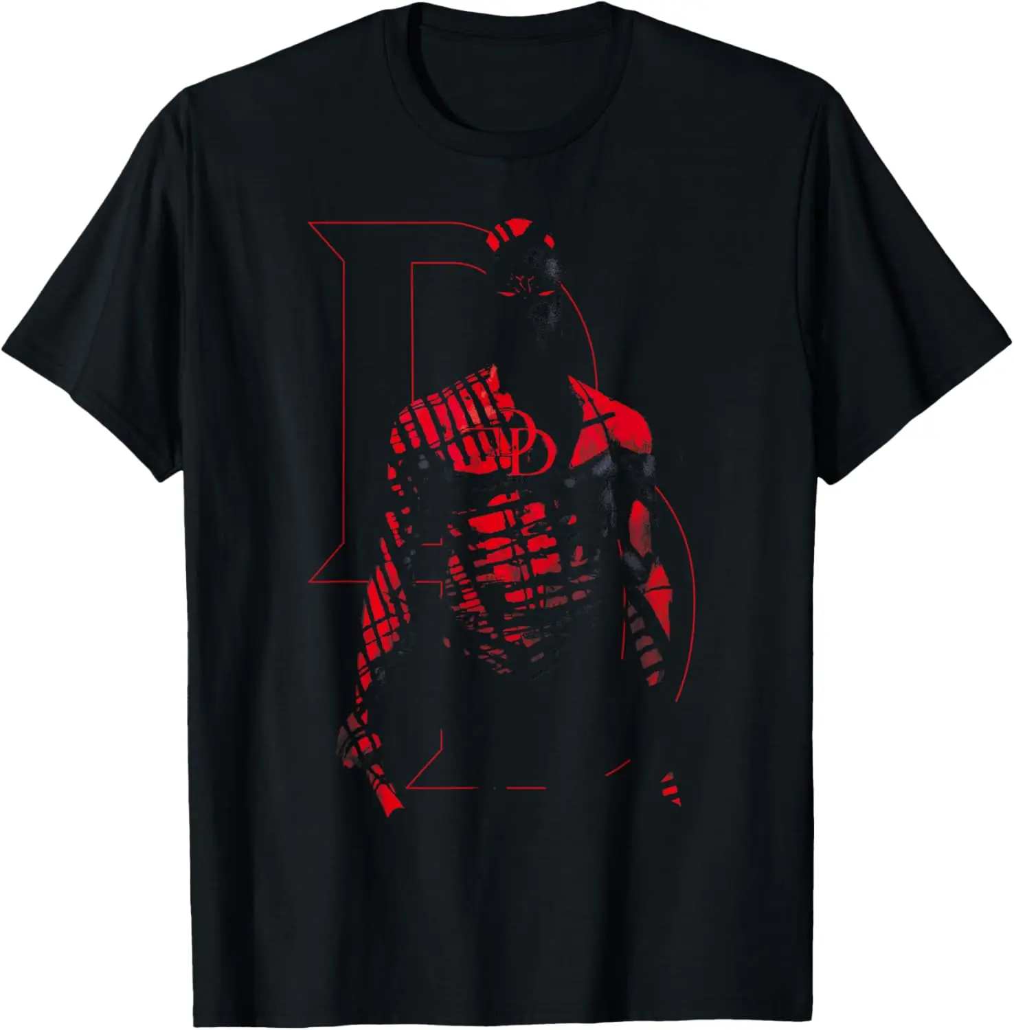 Comics Retro Daredevil In Red Shadows T-Shirt