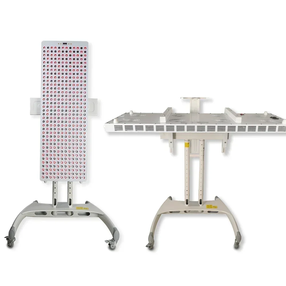 OEM ODM Led Red Light Panel Stand Up Vertical Bed Horizontal Red Light Therapy Stand Adjustable Height Mobile Floor Stand HOT SA