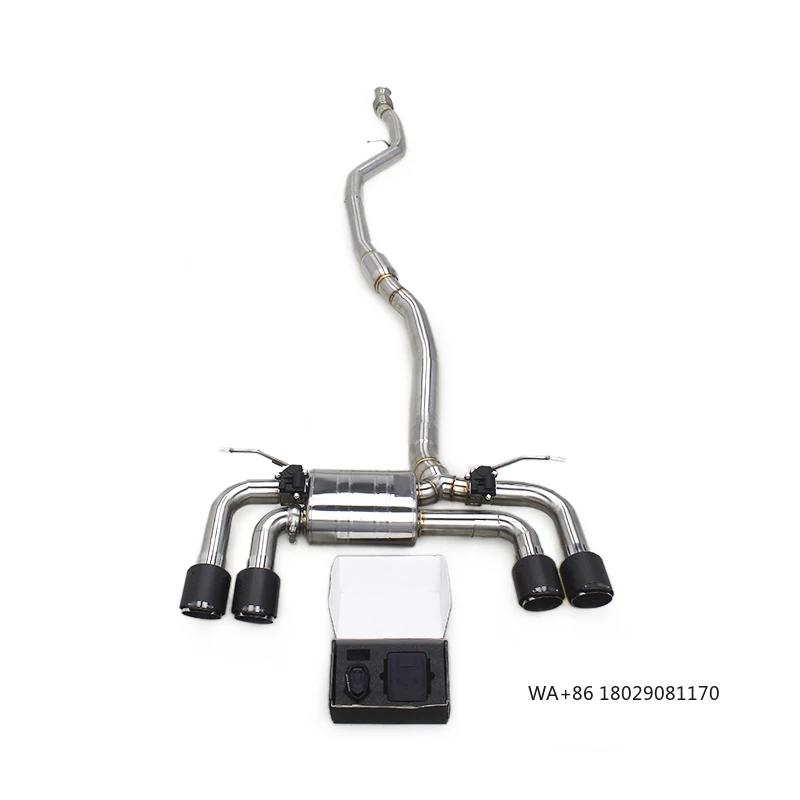BSK Valvetronic Catback Muffler for  M2 F87 N55 3.0T 2014-2018 Performance Stainless Steel Pipes Exhaust System with Control