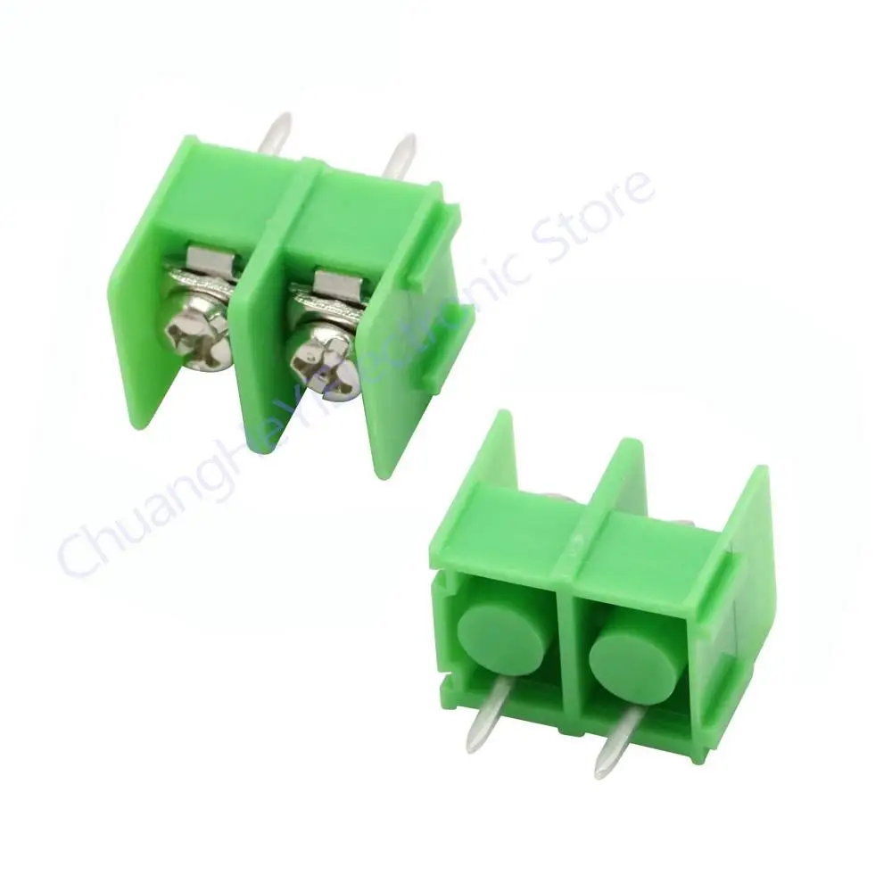 10Pcs KF7.62-2P Pitch 7.62mm Connector Pcb Screw Terminal Block Connector 2Pin