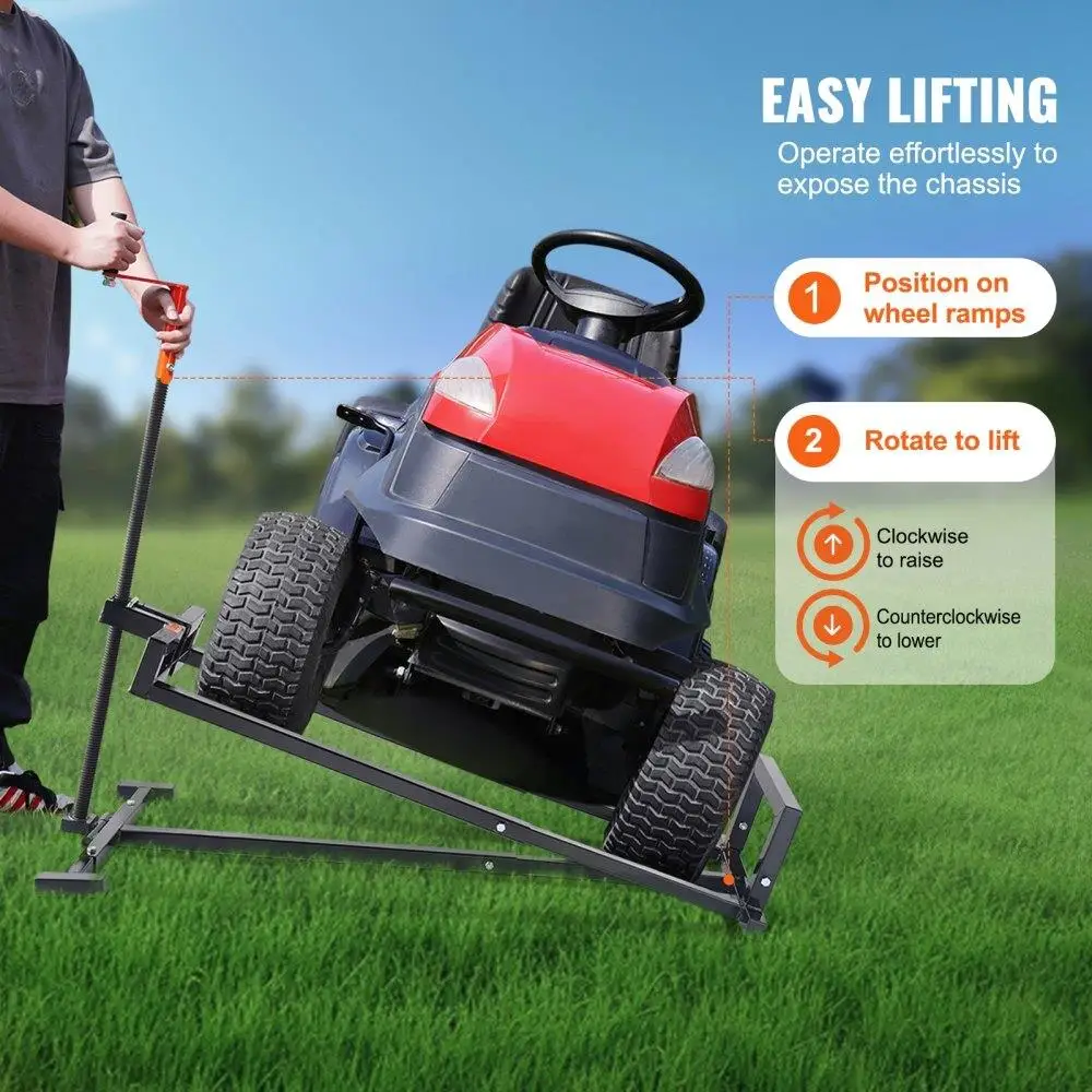 880 Pfund Hochleistungs-Aufsitzheber für Rasenmäher