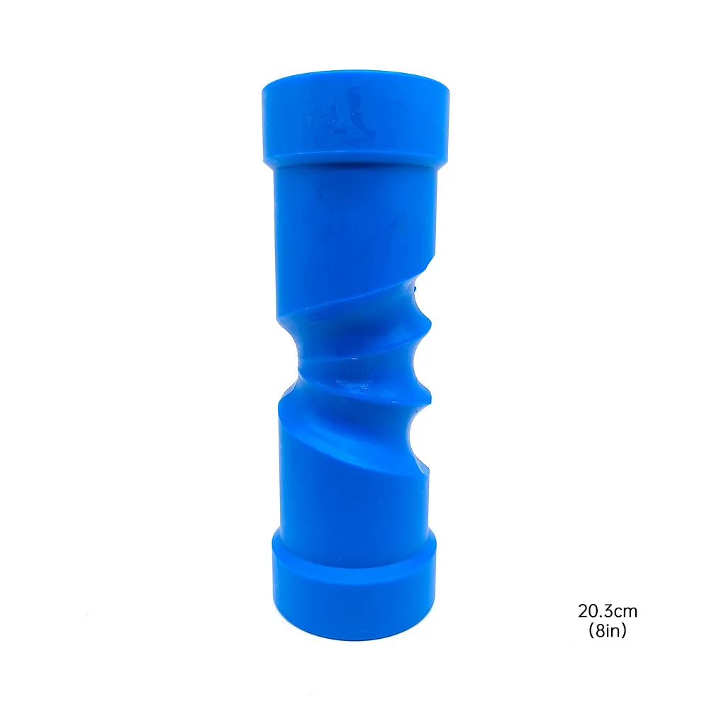 Rodillo de proa para remolque marino, absorción de impactos, PU, 8 pulgadas, autocentrante, tope de proa para quillas, para barcos, remolques, accesorios para yates