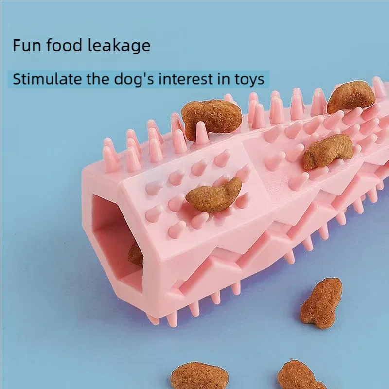 Dog Toothbrush Durable Dog Chew Toy Stick Soft Rubber Tooth Cleaning Point Massage Toothpaste Pet Toothbrush Molar Pet Supplies