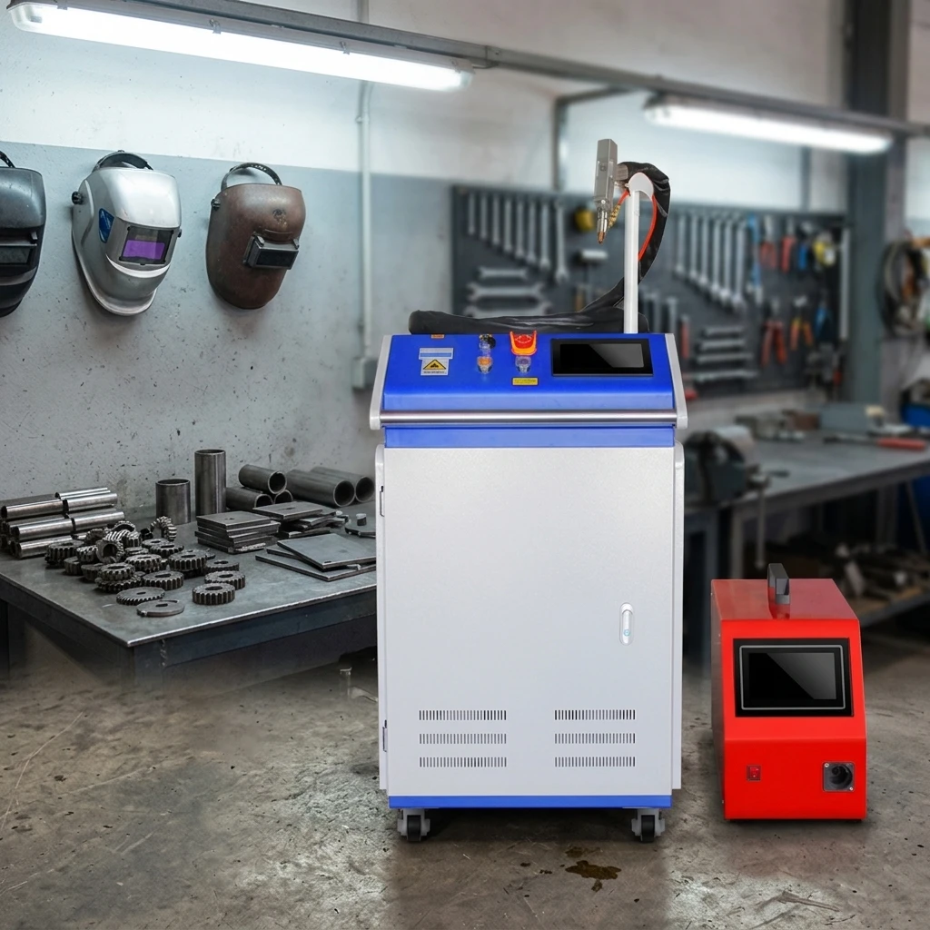 Mini 4 Function Fiber Laser Machine, 24H Continuous Operation For Small Workshop & Home Use
