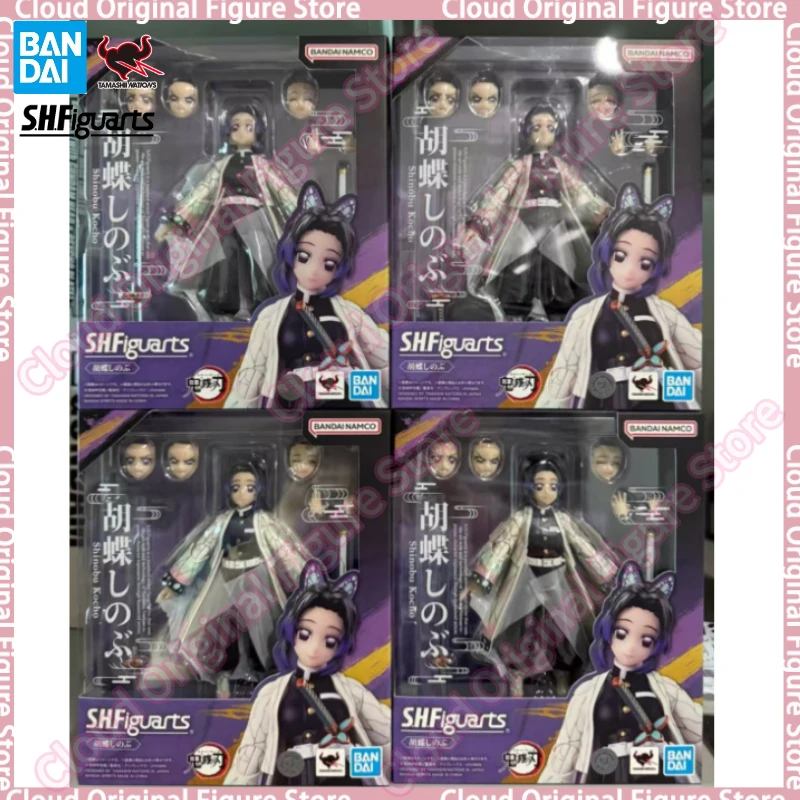 

В наличии 100% оригинал BANDAI Demon Slayer S.H.Figuarts SHF Shinobu Kocho фигурка Коллекционная модель украшения игрушки