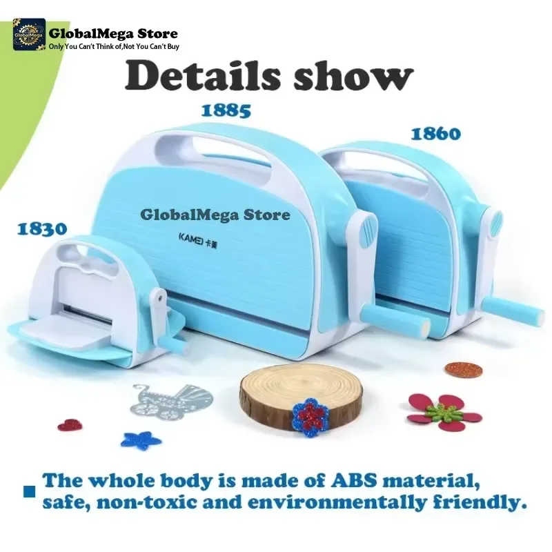 2026 Latest Hand Operated Die Cutting and Embossing Machine for KAMEI A4 LOGO Paper Craft Cardmaking Scrapbooking 8.5 Inch