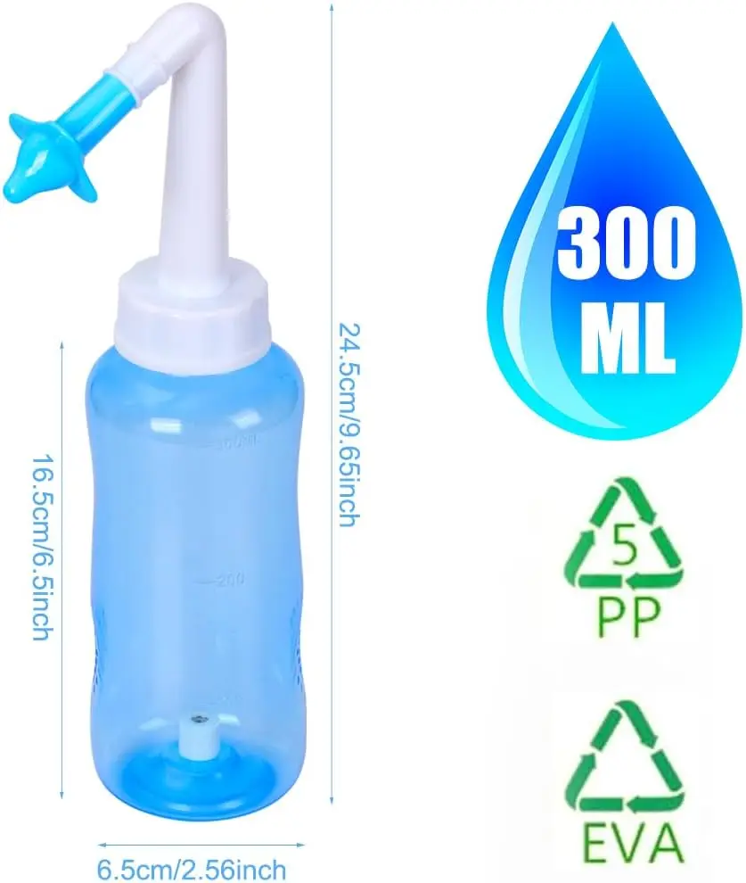 300ml 500ml nasal irrigator Waterpulse nasal wash cleaner Rinse bottle Adults nose Neti Pot Avoid Allergic Rhinitis Sinusitis