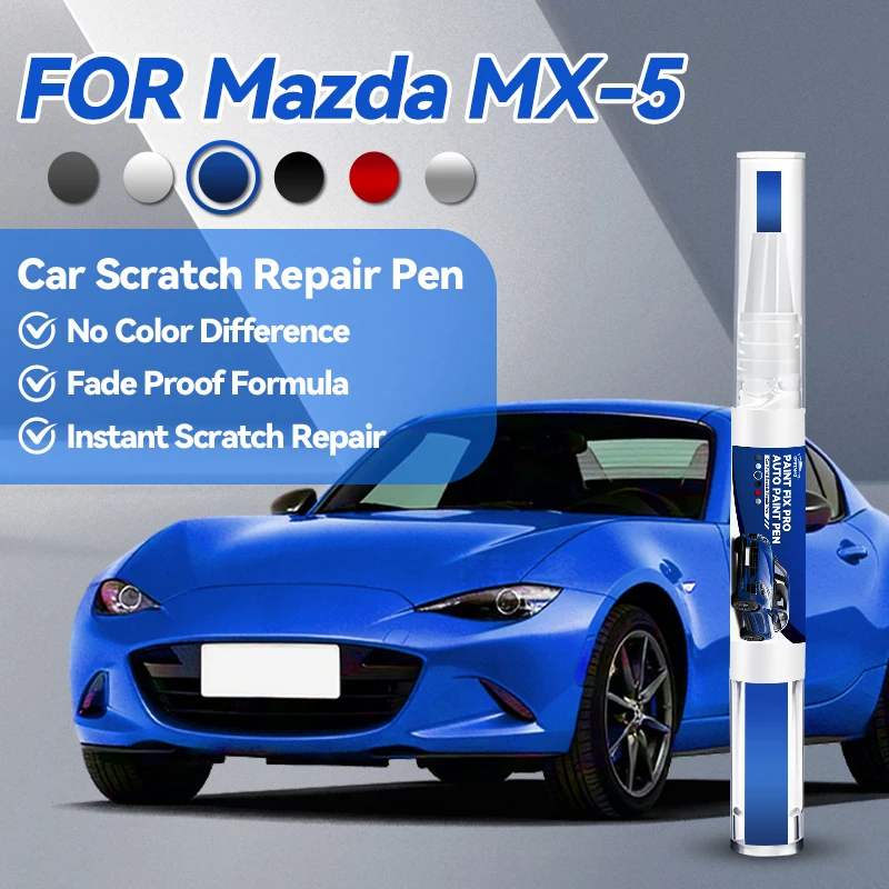 

Специализированные автомобильные аксессуары для Mazda MX-5: Карандаш для ремонта краски, средство для удаления царапин, DIY-набор для авто, цвета: черный, белый, синий, красный, серый