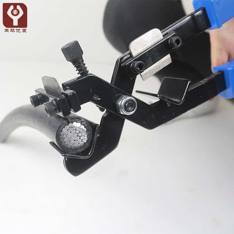 Youzhen BX series insulation layer semiconductor layer stripping pliers cable stripper 10V-110V outer skin stripping cutter