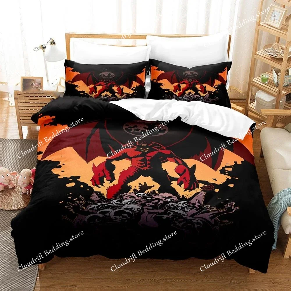 

Devilman Crybaby Bedding Set Boys Girls Twin Queen Size Duvet Cover Pillowcase Bed Kids Adult Fashion Home Textileextile