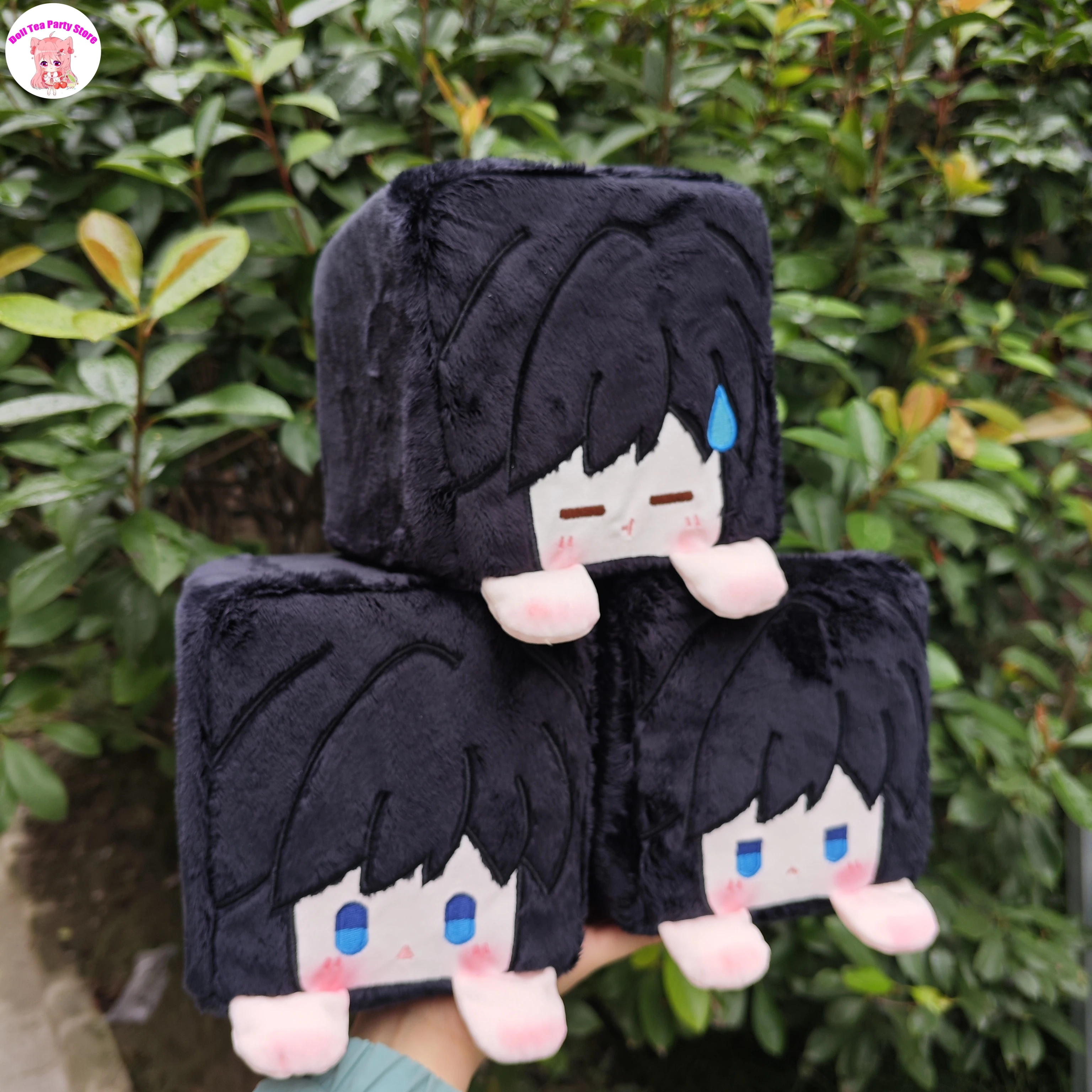 

Anime Tokitou Muichirou Tomioka Giyuu Square Dango Dolls Cosplay Toys Plush Doll Pillow Cushion Birthday Gift