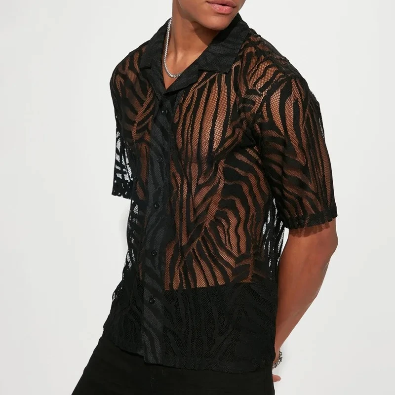 

Мужская рубашка, индивидуальная перспектива, облегающая модная рубашка с коротким рукавом, сексуальная мужская однотонная рубашка с длинным рукавом