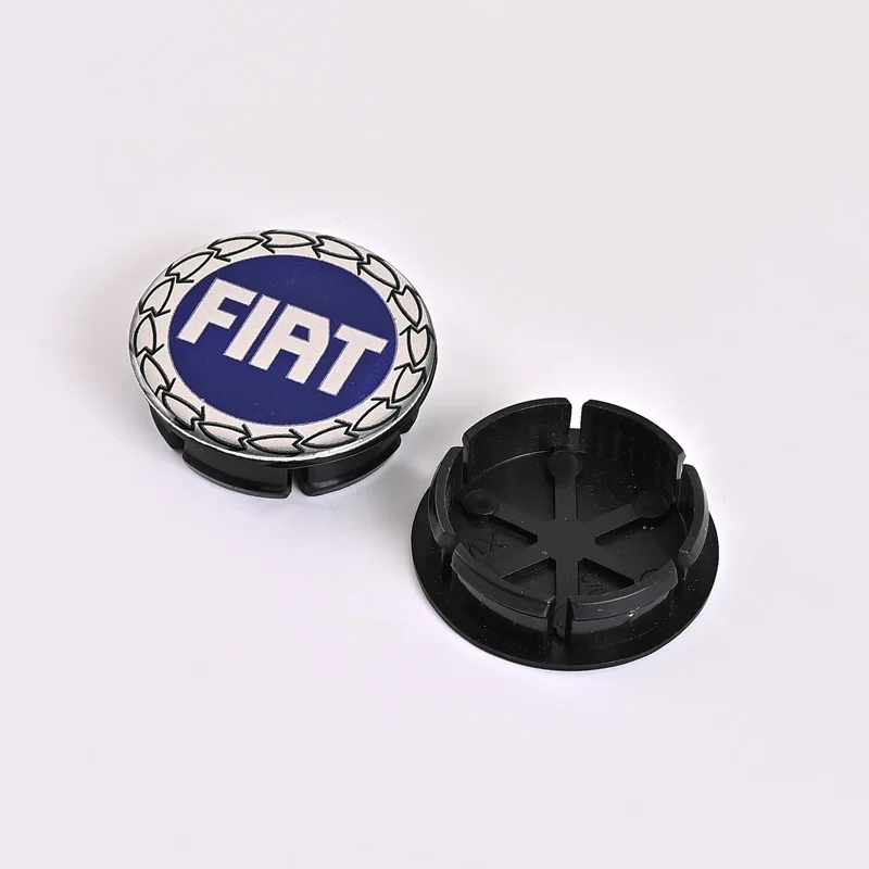 50mm 60mm Car Wheel Center Hub Caps Fiat Emblem Sticker for Fiat 500X 500C Doblo Palio Punto Aegea Panda Siena Stilo Bravo 500