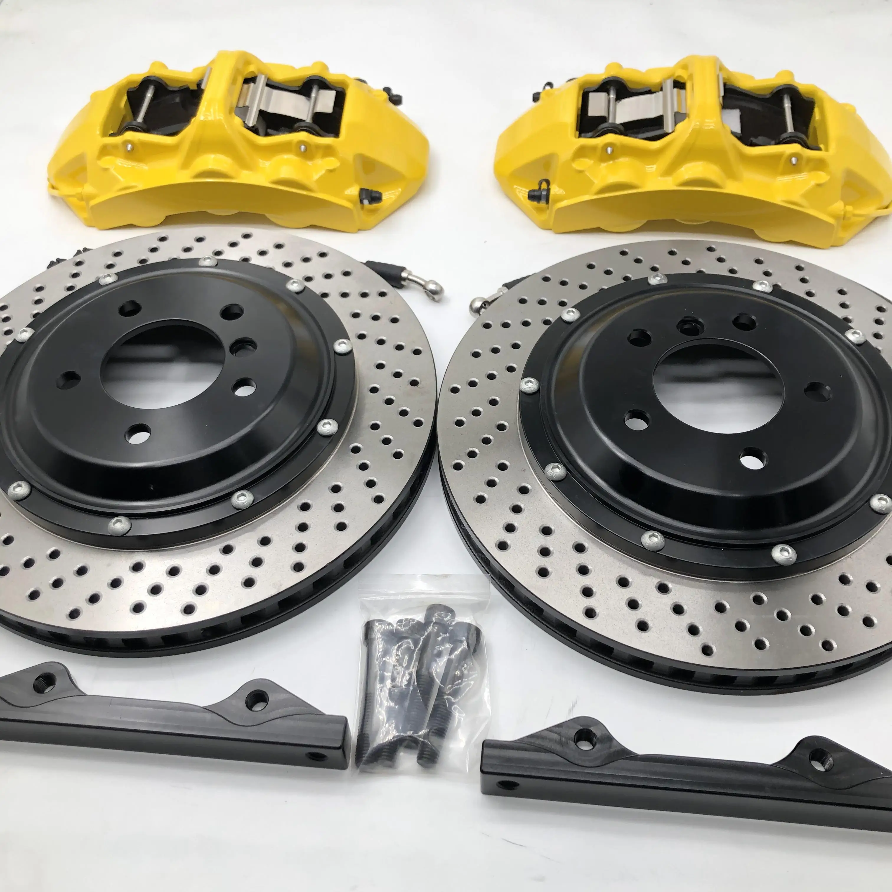 Front Big Brake Kit 6 Piston Caliper With Rotor BBK Brake System For CRV Turbo Prestige