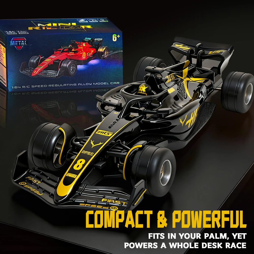 

Мини-игрушечный радиоуправляемый автомобиль - масштабная модель 1:64, кнопки управления, питание от батареи (батарейки в комплект не входят) - идеальное Рождество или Хэллоуин G