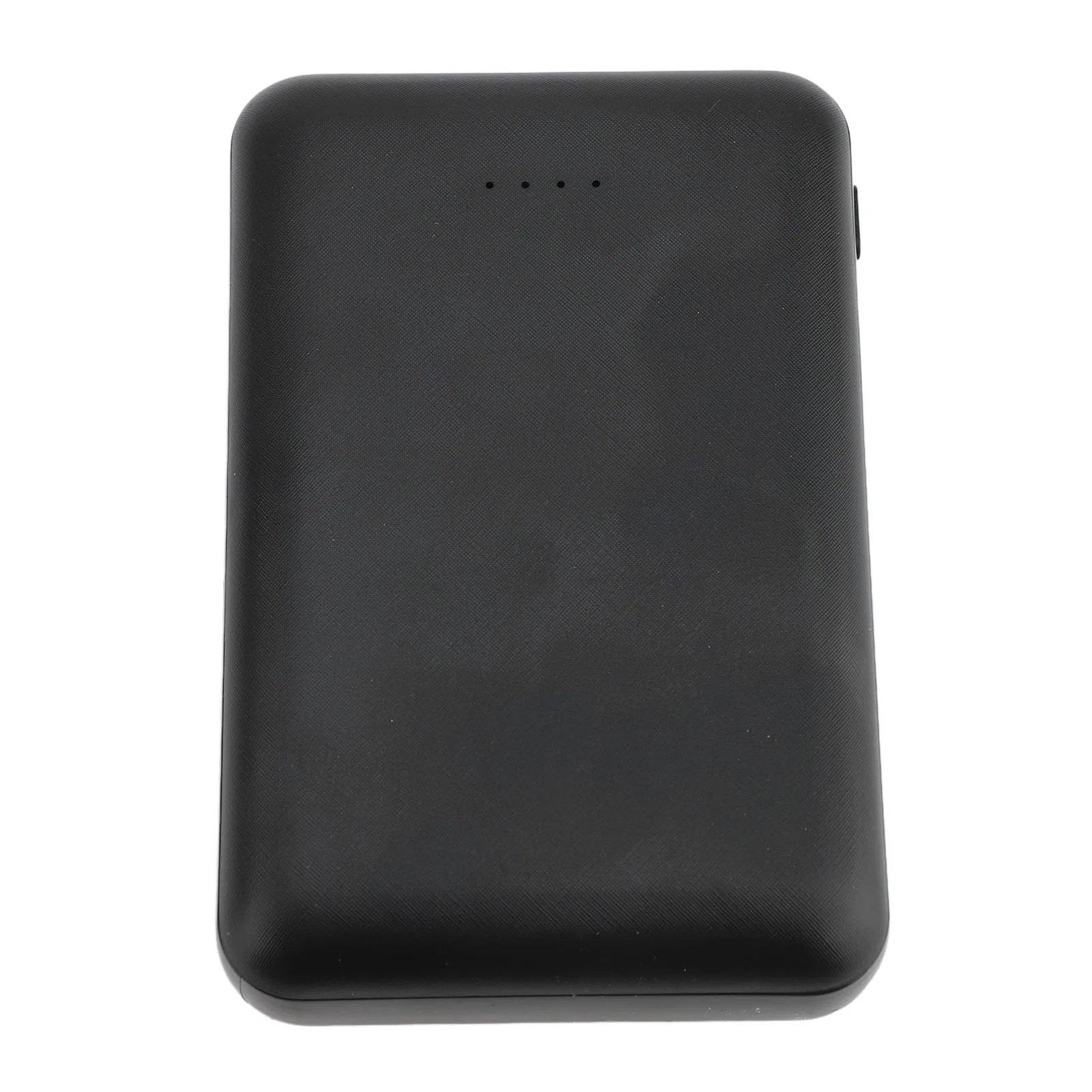 باور بانك 5 فولت، بطارية 10000 مللي أمبير في الساعة، تيار مستمر USB من النوع C، شاحن محمول لسترات التدفئة والسترات والسراويل باللون الأسود