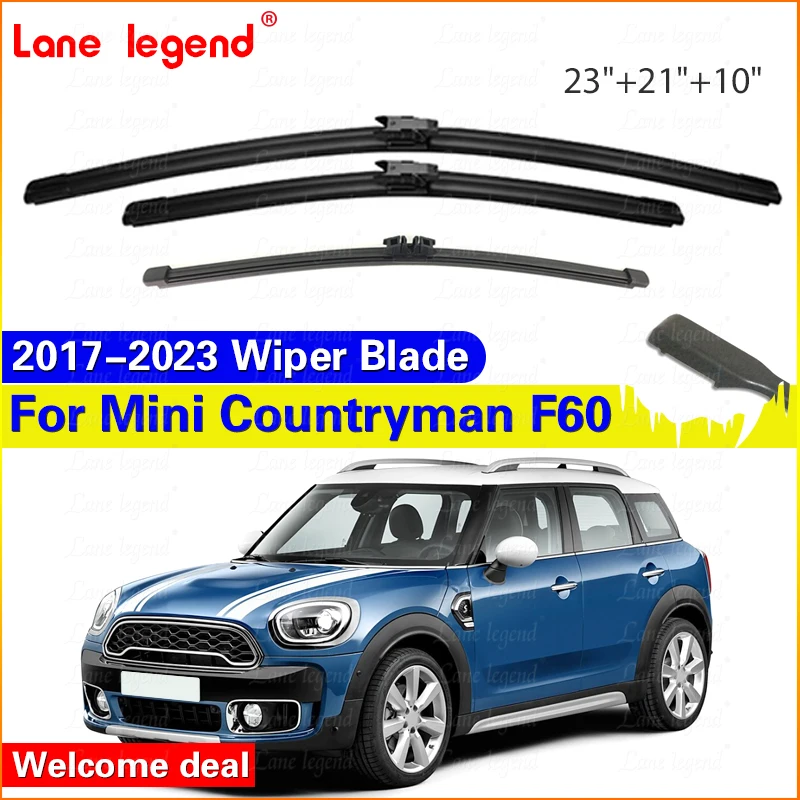 For Mini Countryman F60 Front Rear Windshield Wiper Blades 2017 2018 2019 2020 2021 2022 2023 Windscreen Car Accessories