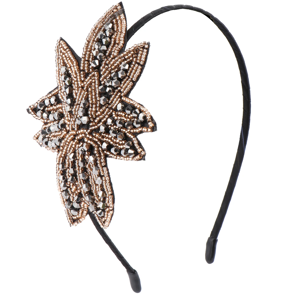 

Beaded Wedding Hair Accessories Headdress Plastic for Brides Women's Crystal Edge Headband