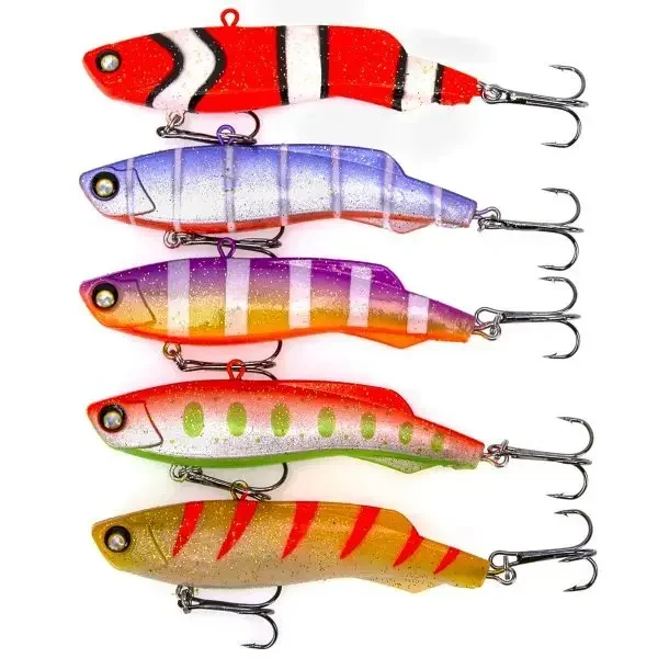 VIB Fishing Lures 34g 24g Casting Rattlin Sinking Vibration Artificial Hard Bait Fishing Tackle for Bass Pike Perch Pesca