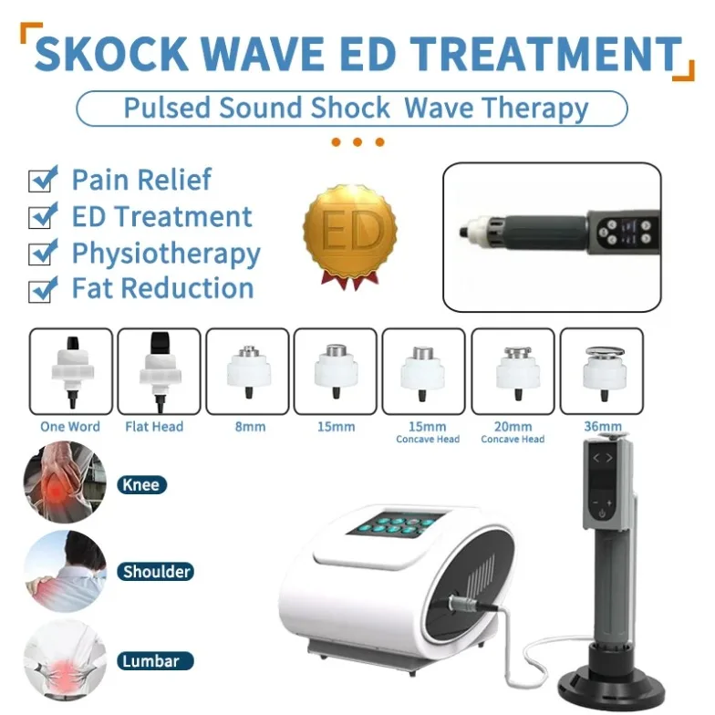 

Effective Physiotherapy Airpressure Shock Wave Therapy Machine Fast Relieve Pain Shock Wave Ed Treatment Device On Sale