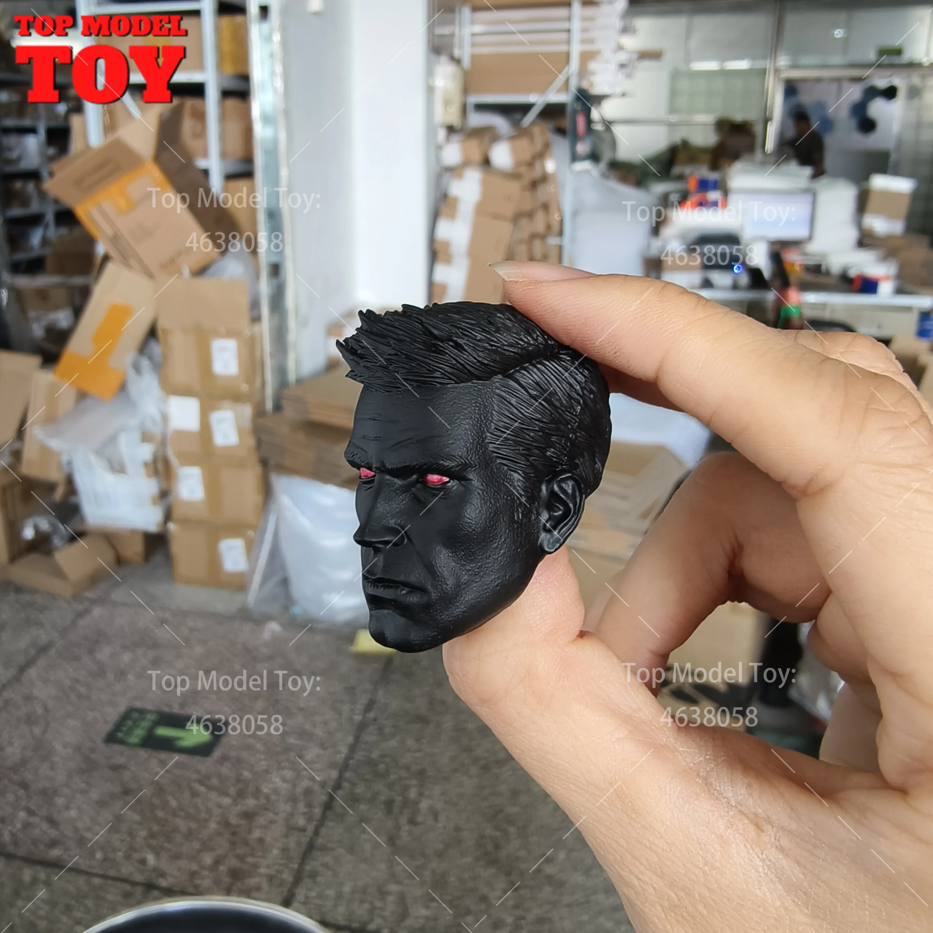 1/6 스케일 Mr. Rich Bruce 게임 블랙 헤드 스컬프 PVC 모델 12 "남성 군인 액션 피규어 바디 인형 장난감