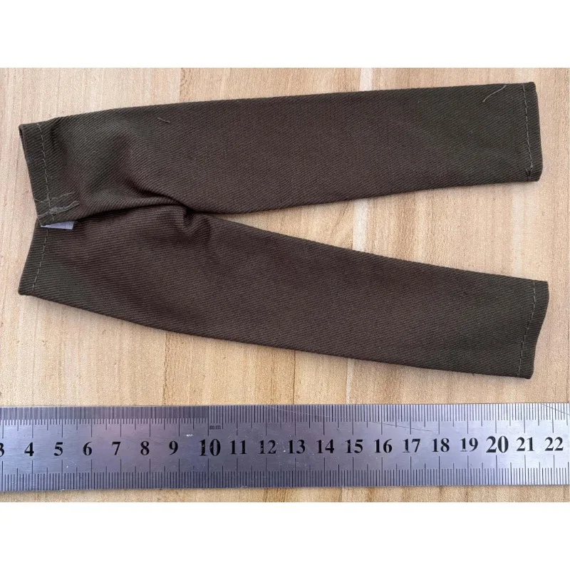 남성 군인 녹색 바지 WWI 미군 전투 바지 의류 모델, 12 인치 액션 피규어 바디, 1/6 체중계