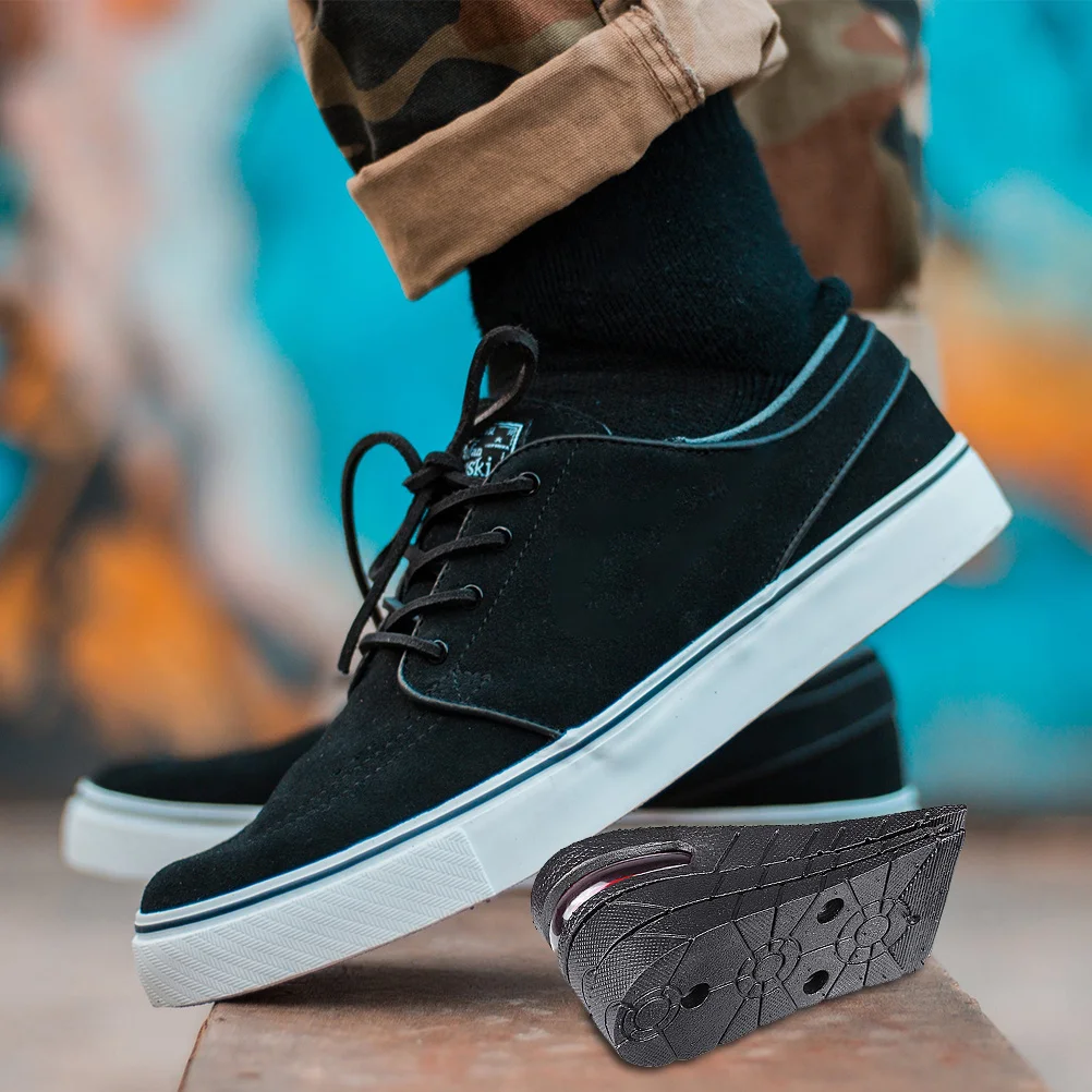 

1Pair Invisible Height Increase Inserts Breathable Shockproof Lightweight Unisex Shoe Lift Insoles Comfortable Shoe Pads