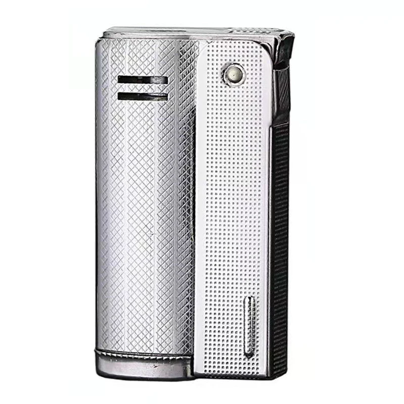 IMCO Stainless Steel Oil Refueling Gasoline Lighter 6800 Golden Silver Nostalgic Men\'S Cigarette Lighter