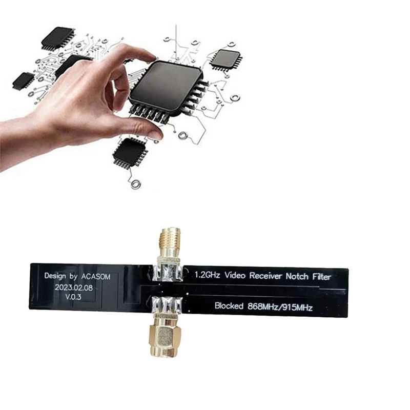 1.2Ghz VRX Notch Filter 868/915 Mhz Improves Video Receiver For 1.2-1.3Ghz Compatible With TBS Crossfire Accessories