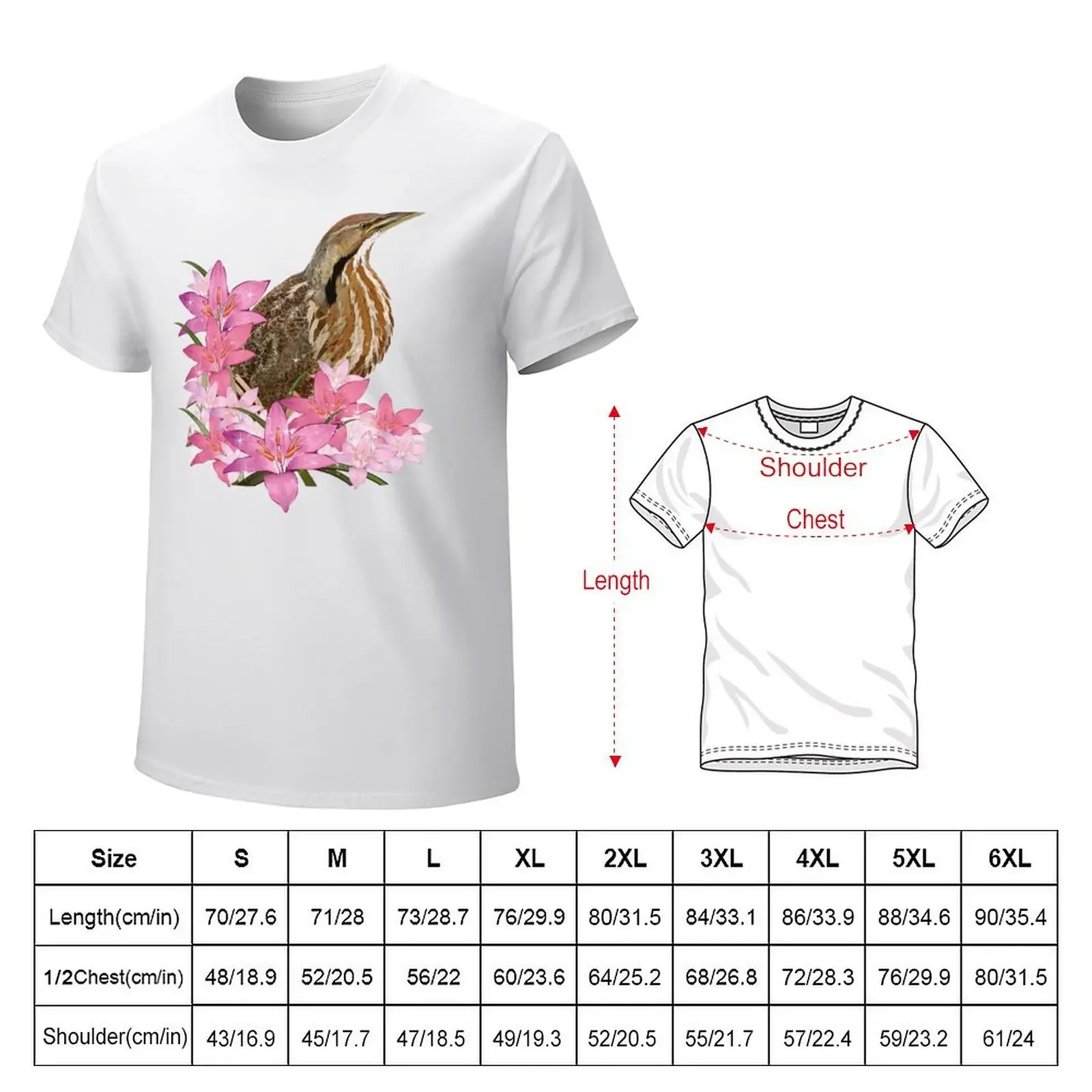 Lentiginous Bittern T-shirt new edition quick-drying blacks for a boy mens t shirts casual stylish